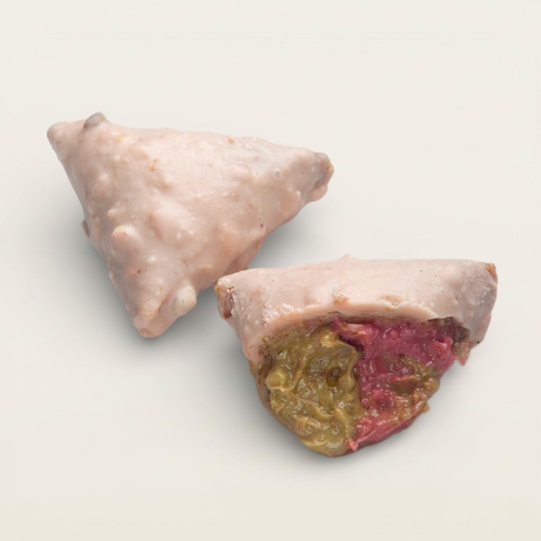 SAMSA CŒUR PISTACHE FRAMBOISE